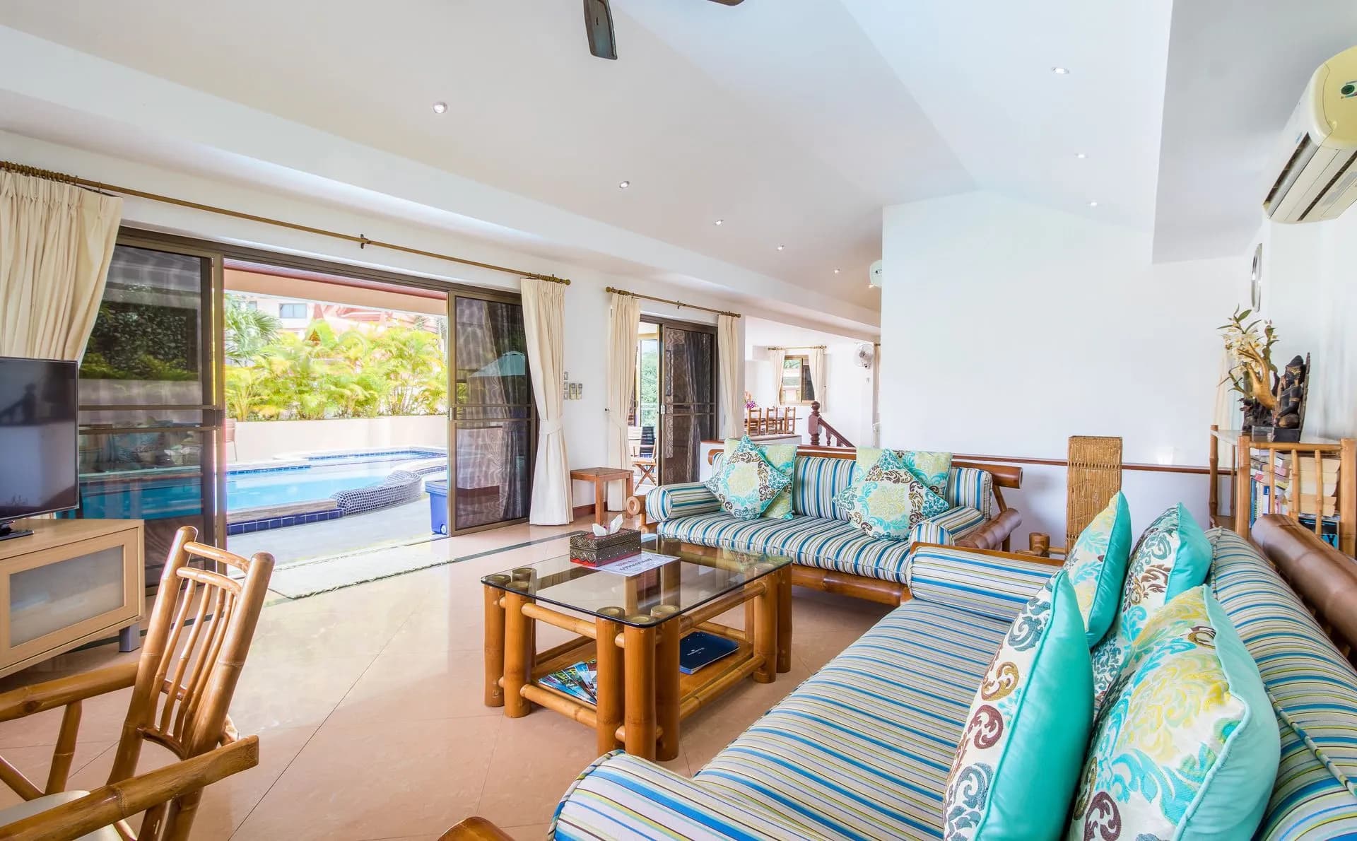 Open plan living area